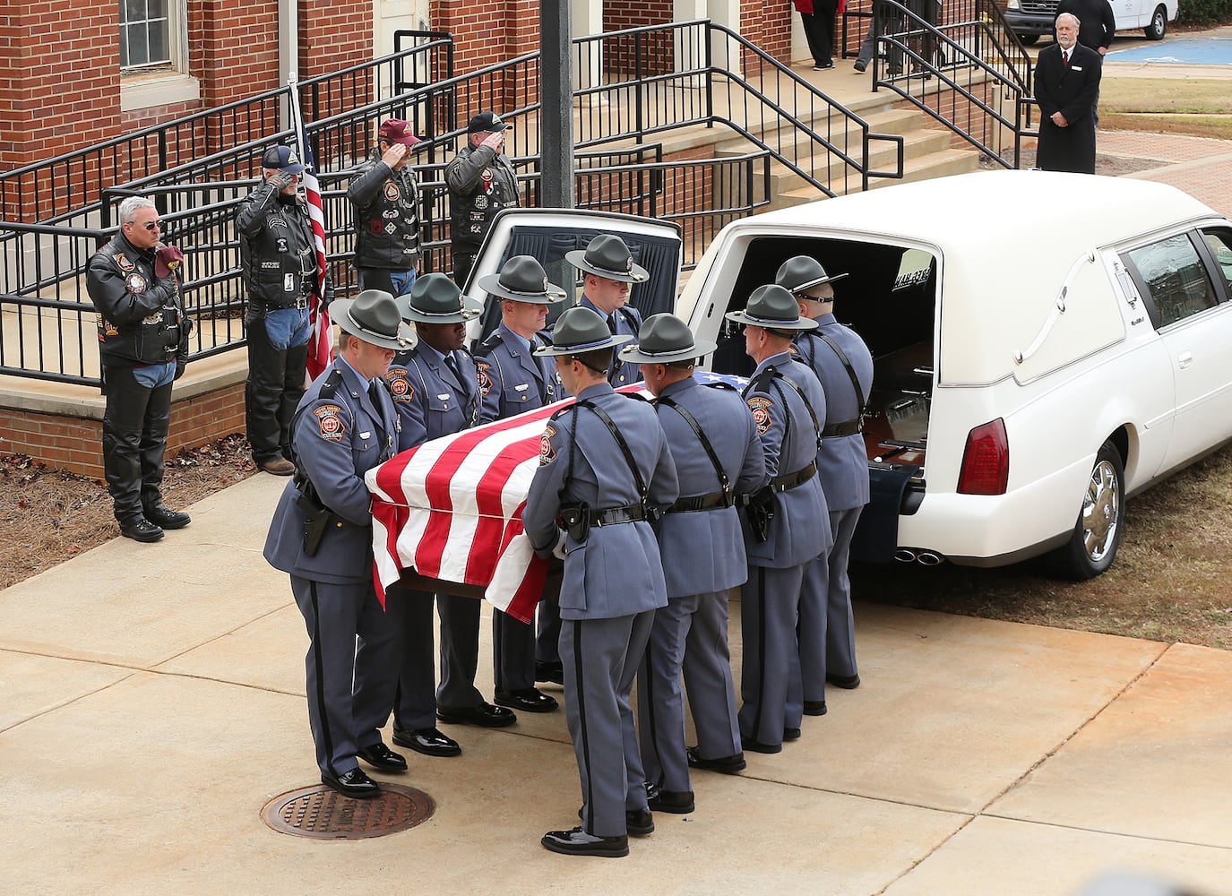 Funeral for slain Americus police officer Nicholas Ryan Smarr