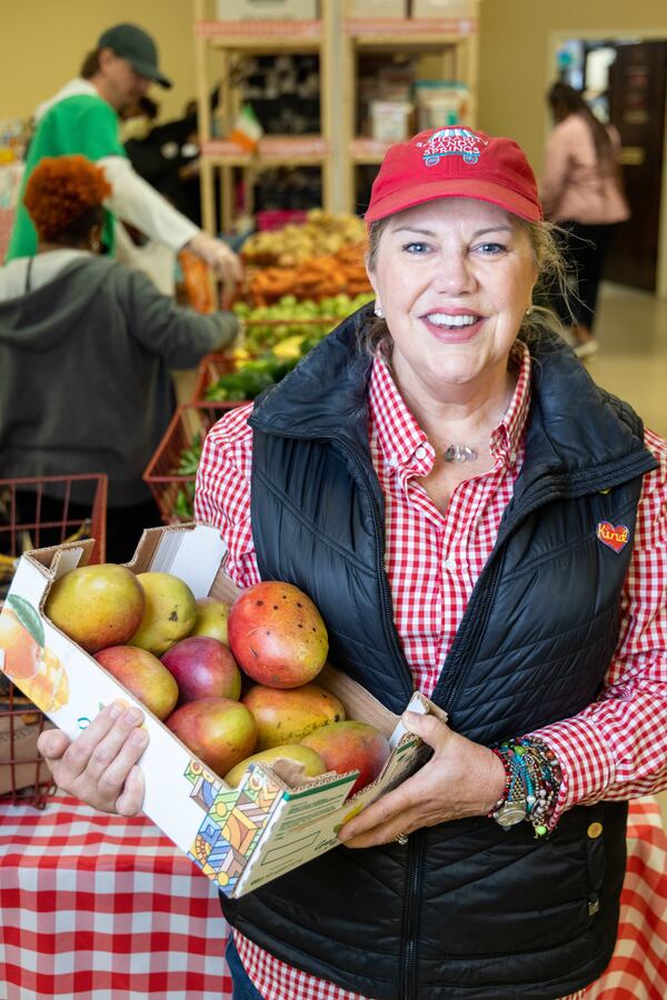 Portrait of Solidarity Sandy Springs founder Jennifer Barnes in the food distribution store at First Methodist Church in Sandy Springs. For the Everyday Heroes holiday package. PHIL SKINNER FOR THE ATLANTA JOURNAL-CONSTITUTION