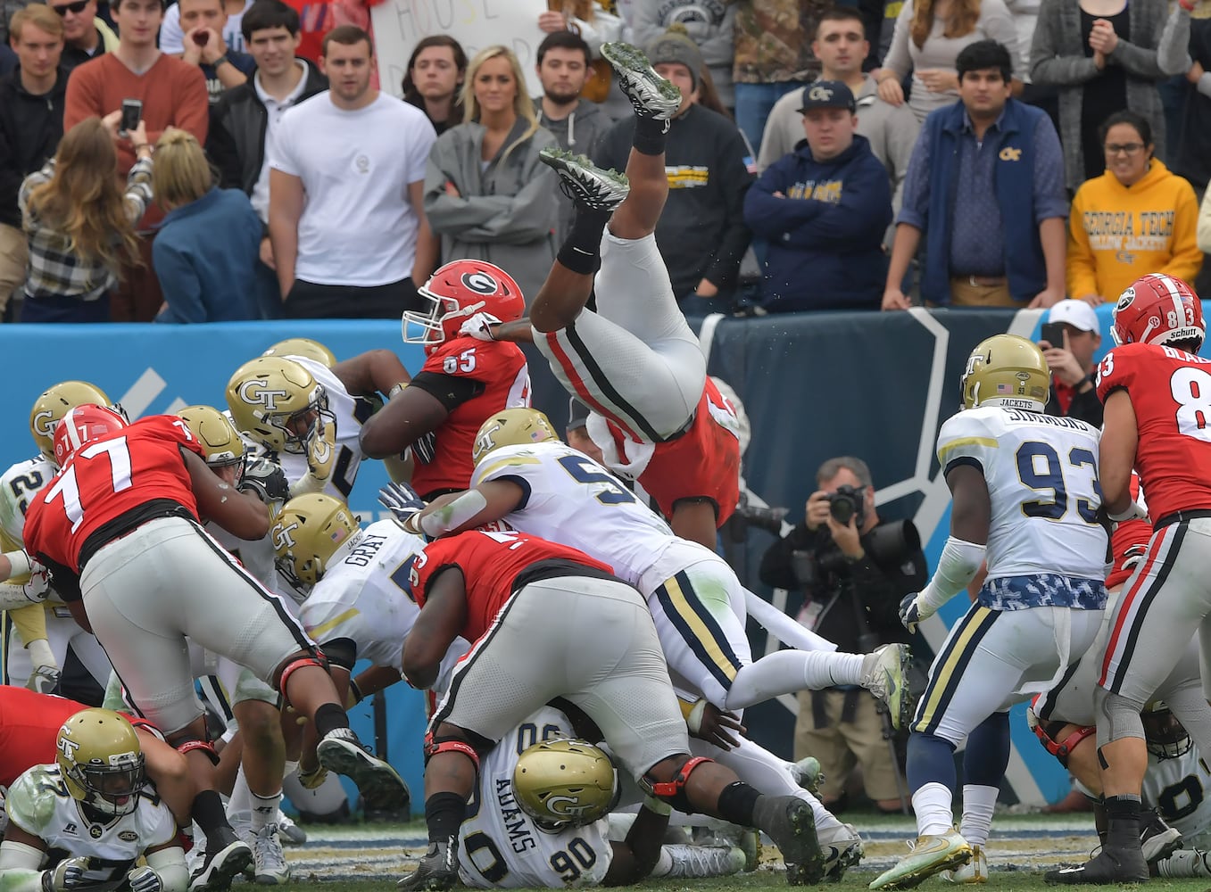 Photos: It’s Georgia in an easy win over Tech