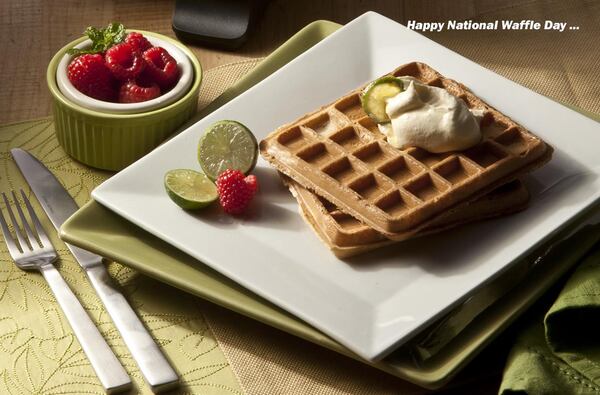  Key Lime Waffle Pie