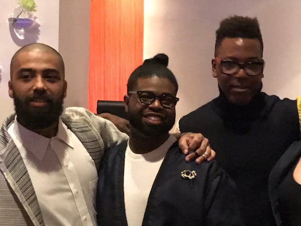  The final three of "Project Runway All Stars" in Atlanta tonight: (l-r) Fabio Costa, Anthony Williams and Stanley Hudson. CREDIT: Rodney Ho/rho@ajc.com