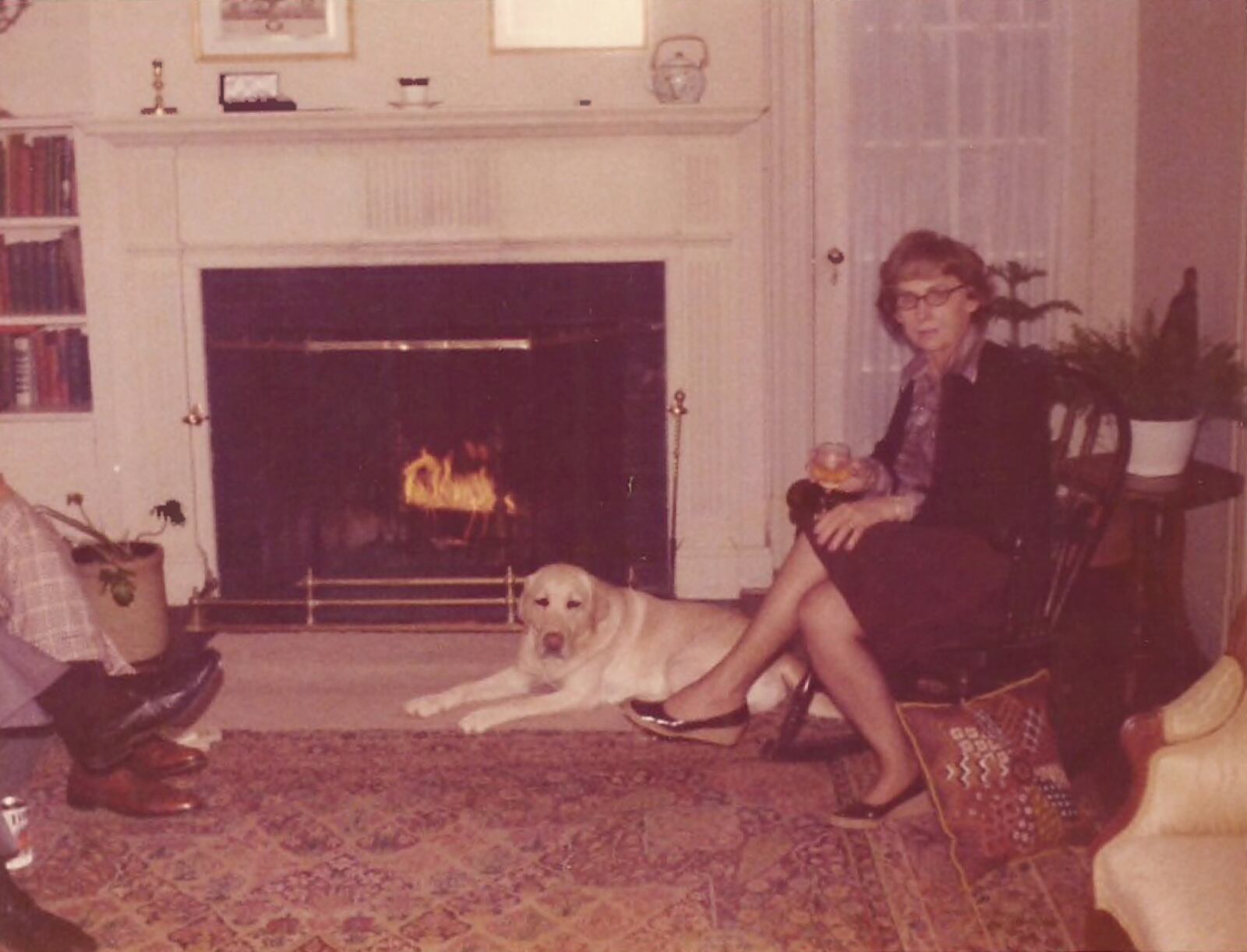 The author's mother and Metter native, Eva Greene Phillips, takes a much-needed break from baking sweets for the Dessert Porch in 1977. 
Courtesy of Clorisa Phillips