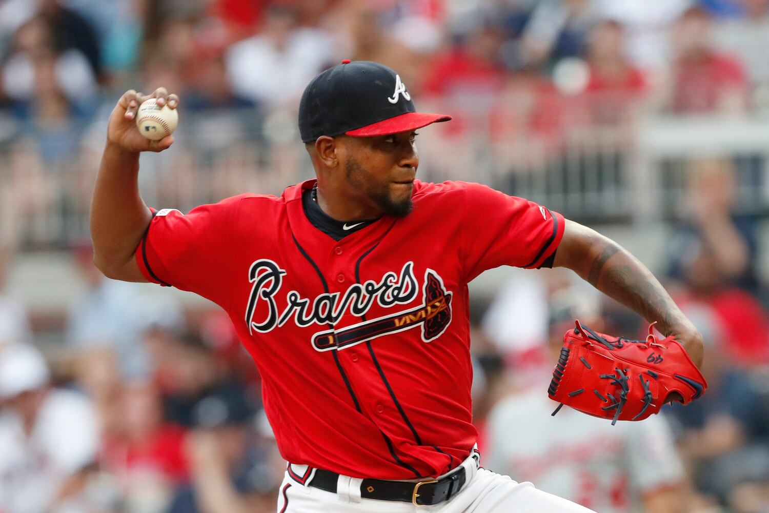 Photos: Braves outlast the Nationals in the bottom of the ninth