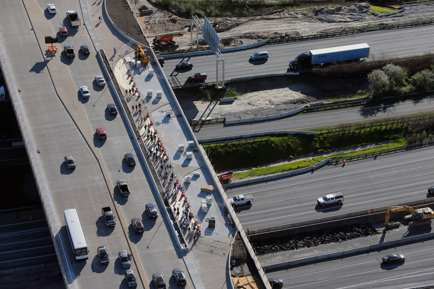 I-85 collapse and fire