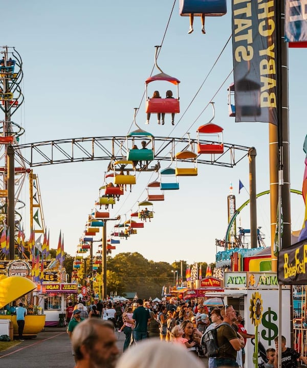 Riding the Lift is a good way to take in the sights, sounds and smells at the North Georgia State Fair. Photo: Courtesy of the North Georgia State Fair