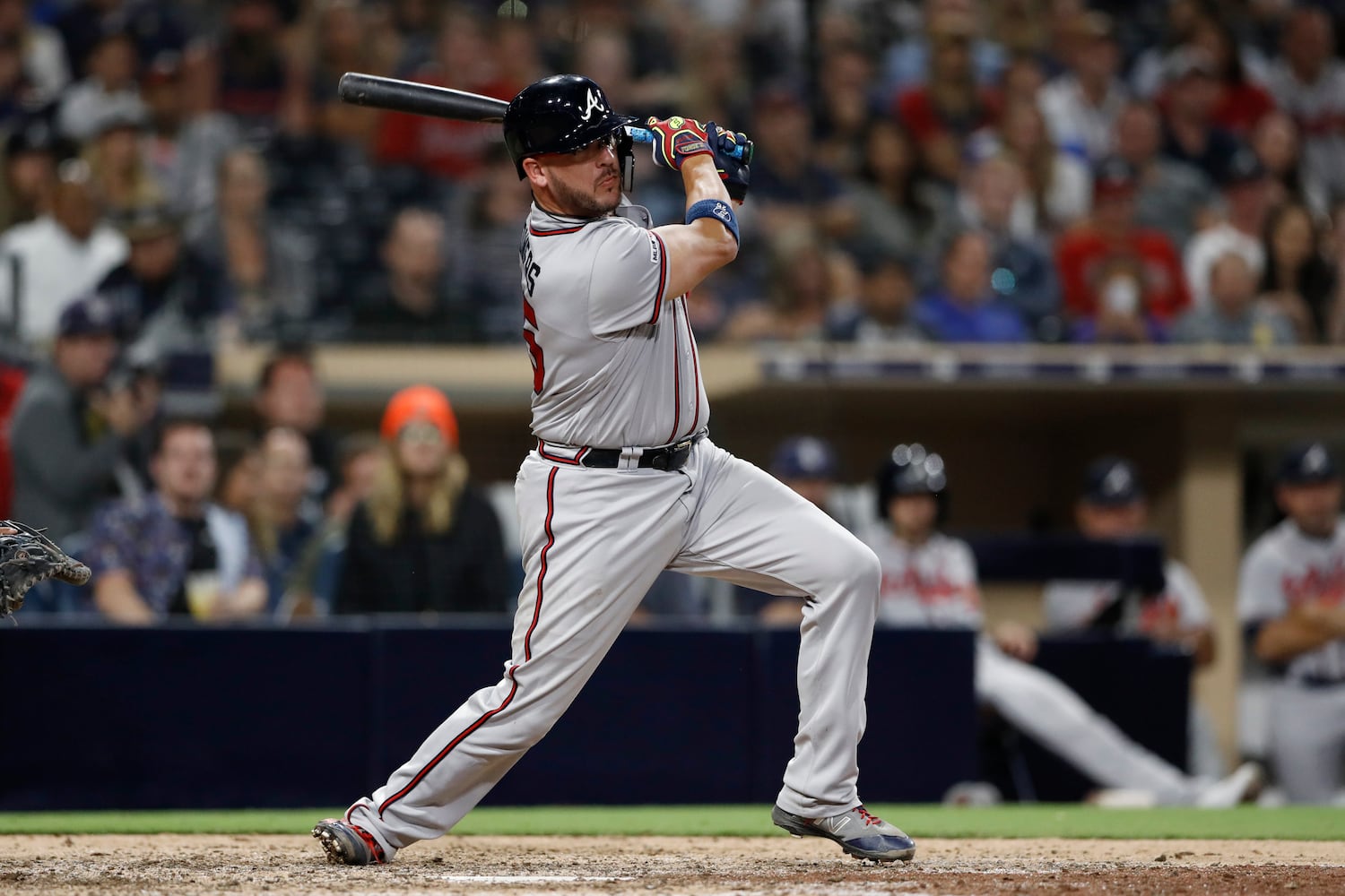 Photos: Braves outlast Padres in 10 innings