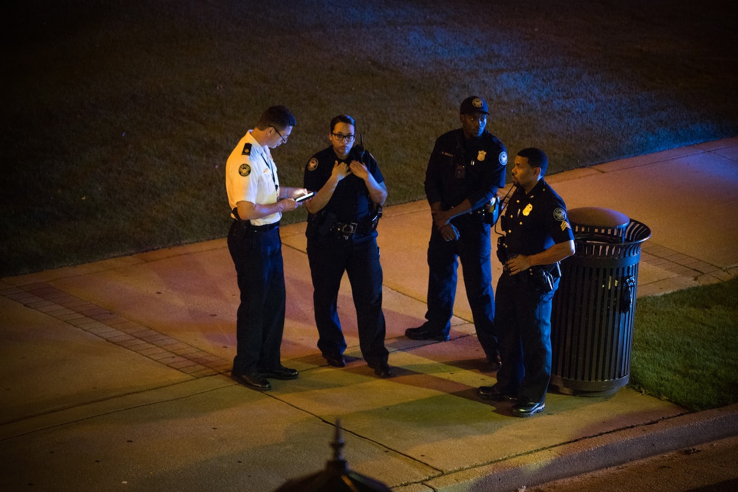 Photos: Scene at fatal shooting of Georgia Tech student