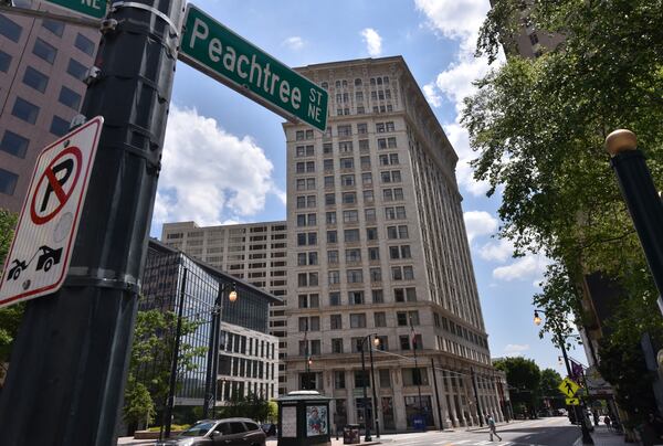 May 22, 2019 Atlanta - Exterior of The Candler Hotel Atlanta on Wednesday, May 22, 2019. HYOSUB SHIN / HSHIN@AJC.COM