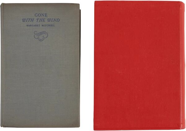 A first edition "Gone With the Wind" book signed by Margaret Mitchell in 1936 to Atlanta teacher Jennie Meta Barker (1883-1978). Courtesy of Bonhams.