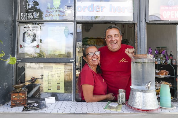 Jeannette and Ken Katz, owners of Buenos Dias Cafe and La Bodega, pose for a portrait at the site of La Bodega at the MET in Atlanta’s West End neighborhood. La Bodega will be a space where patrons can purchase prepared food, coffee and fresh produce as well as take cooking classes. ALYSSA POINTER / ATLANTA JOURNAL CONSTITUTION