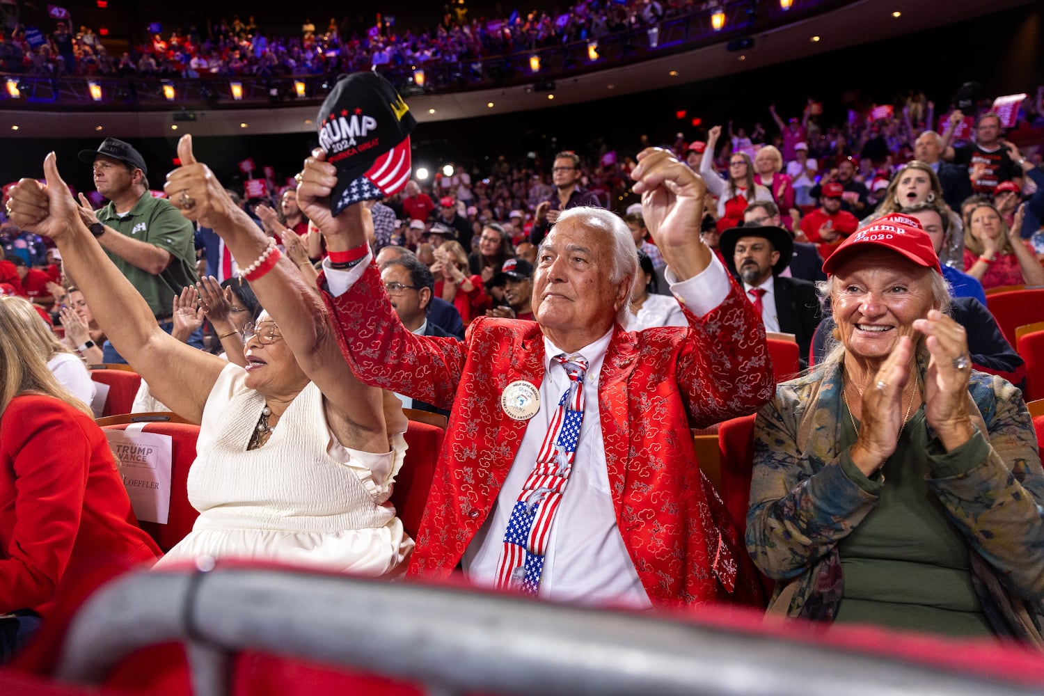 trump rally photos