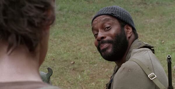 Tyreese was not attentive and he paid for it with his life. CREDIT: AMC