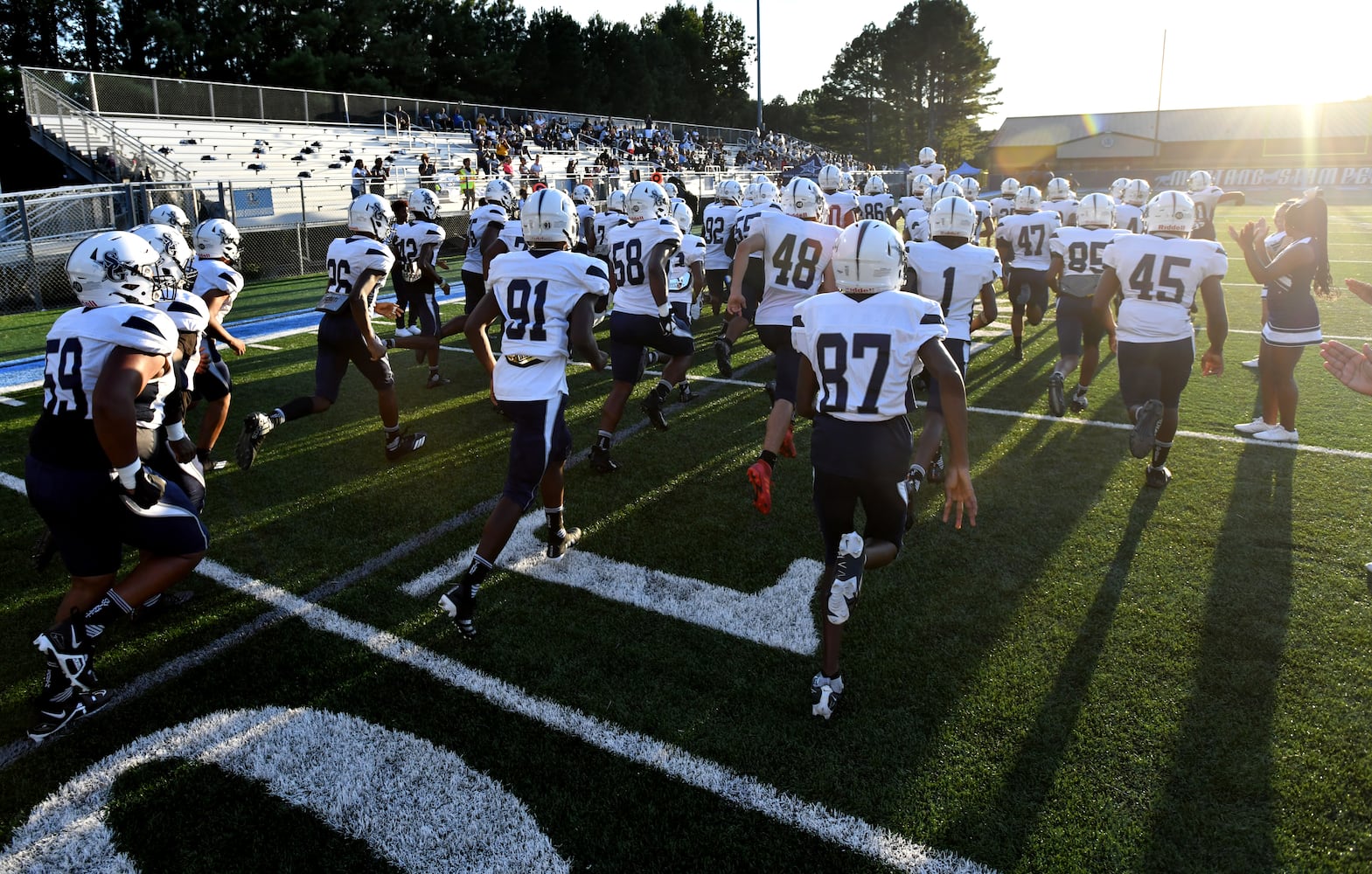 high school football: South Gwinnett at Meadowcreek