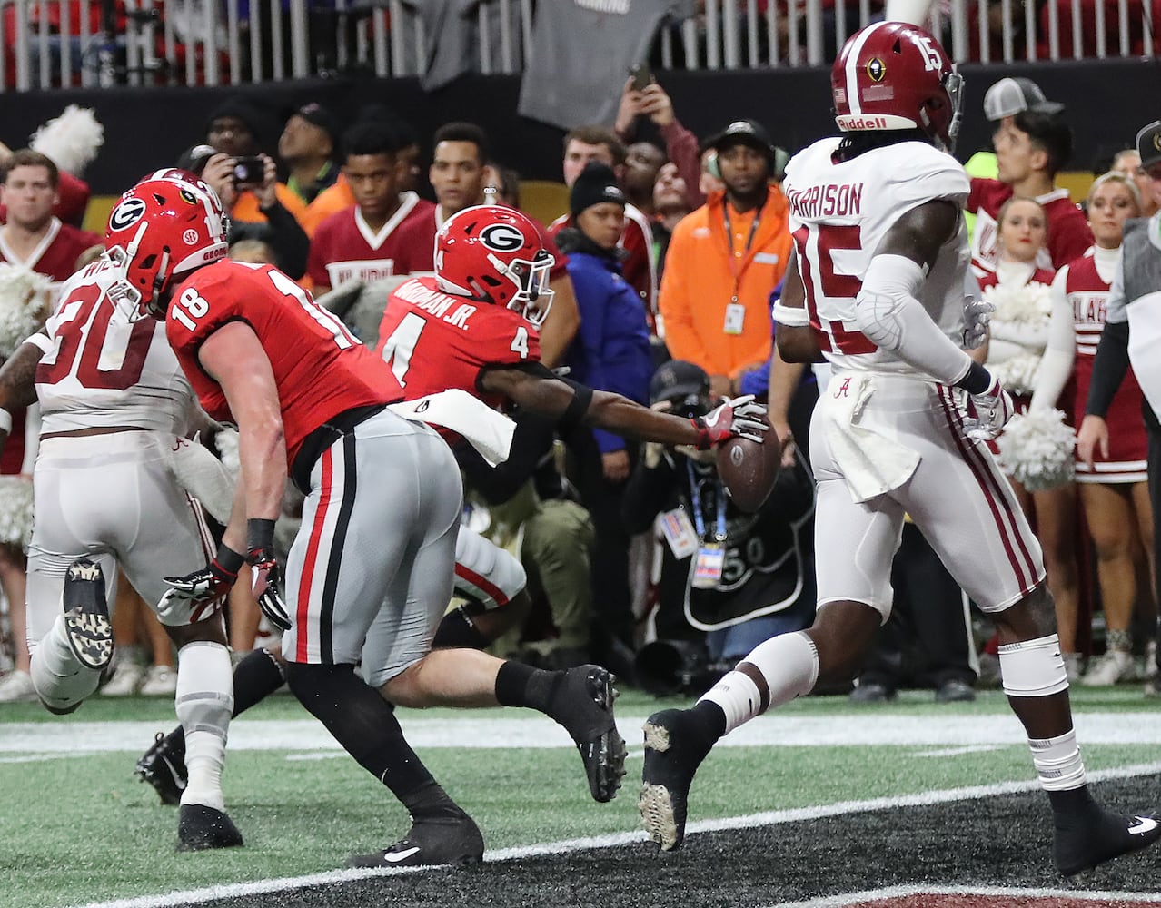 Photos: Bulldogs battle Alabama for national title