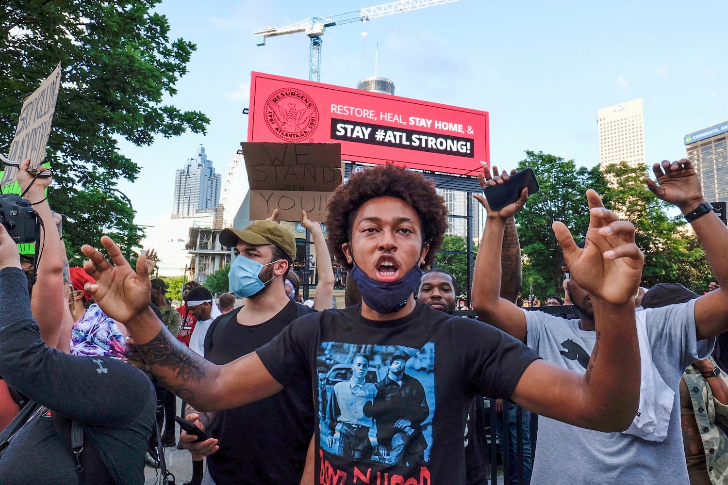 PHOTOS: Atlanta braces for second night of protests