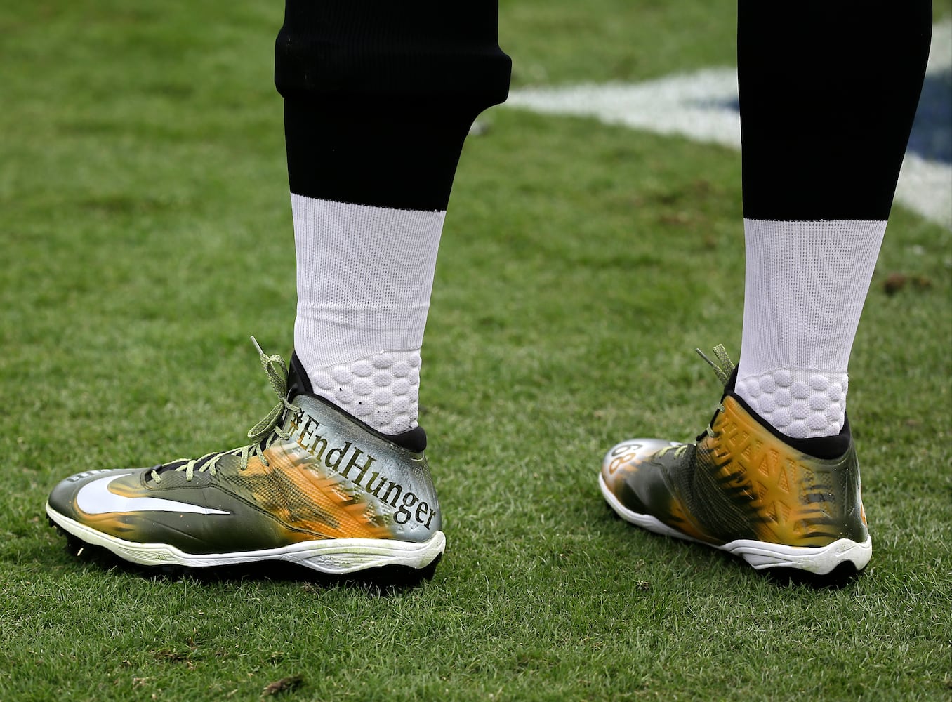 NFL players wear unique cleats