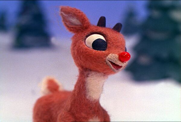 “Rudolph the Red-Nosed Reindeer,” the stop-motion animated Christmas special from Rankin/Bass Productions, debuted in 1964. CONTRIBUTED BY CBS