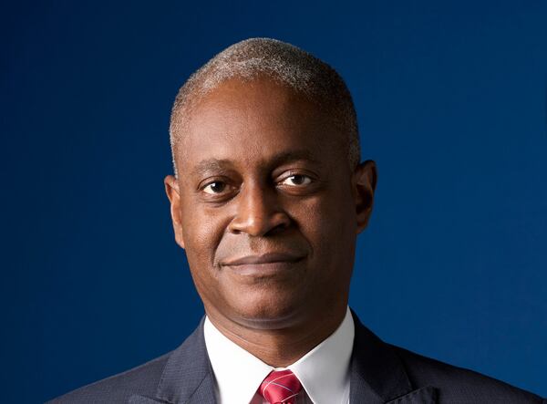 Raphael Bostic, president of the Federal Reserve Bank of Atlanta. Bostic has disclosed that funds were traded in his portfolio in violation of a Fed prohibition last year. The mistake was unintentional, he said.