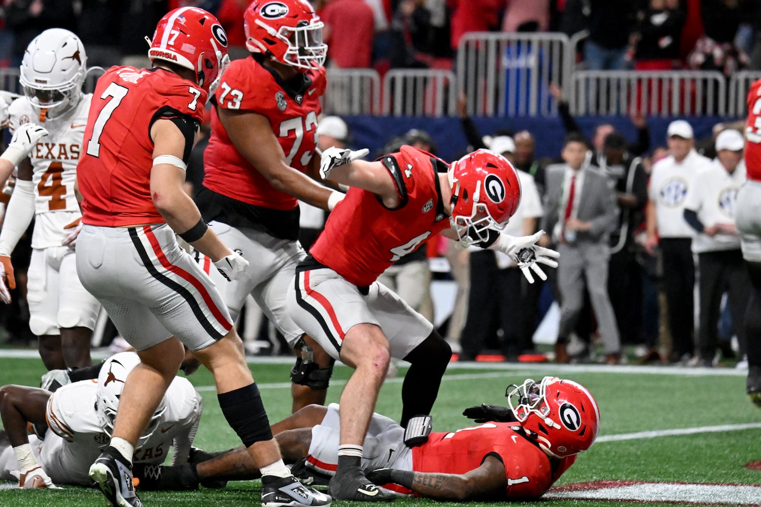 SEC Championship Georgia vs Texas