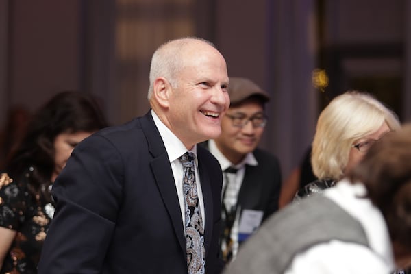 Scott Slade of WSB radio at the 2023 Atlanta Press Club Hall of Fame dinner and ceremony at InterContinental Hotel in Buckhead. KRYSALEX PHOTOGRAPHY