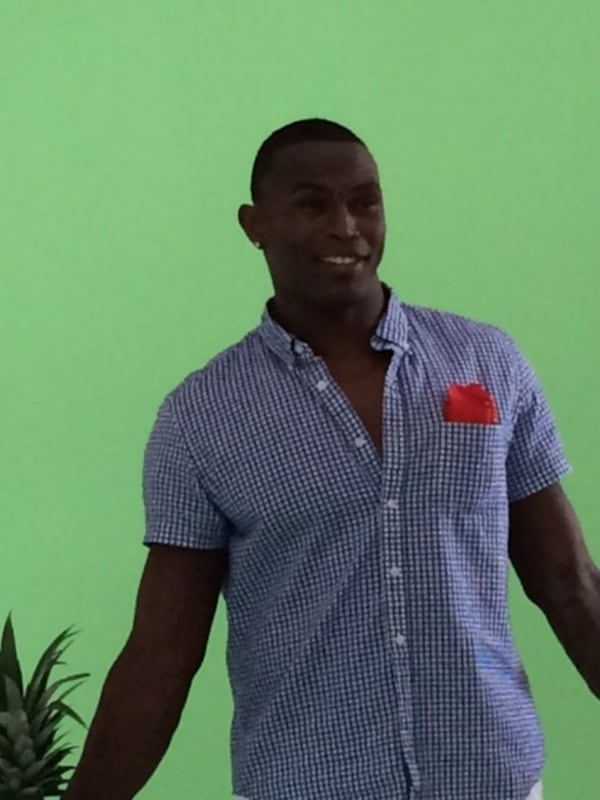 Falcons wide receiver Julio Jones at a commercial photo shoot on Monday, June 9, 2014. (By D. Orlando Ledbetter/Dledbetter@ajc.com)