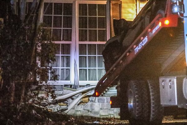 No one inside the home at the time of the accident was injured. JOHN SPINK / JSPINK@AJC.COM