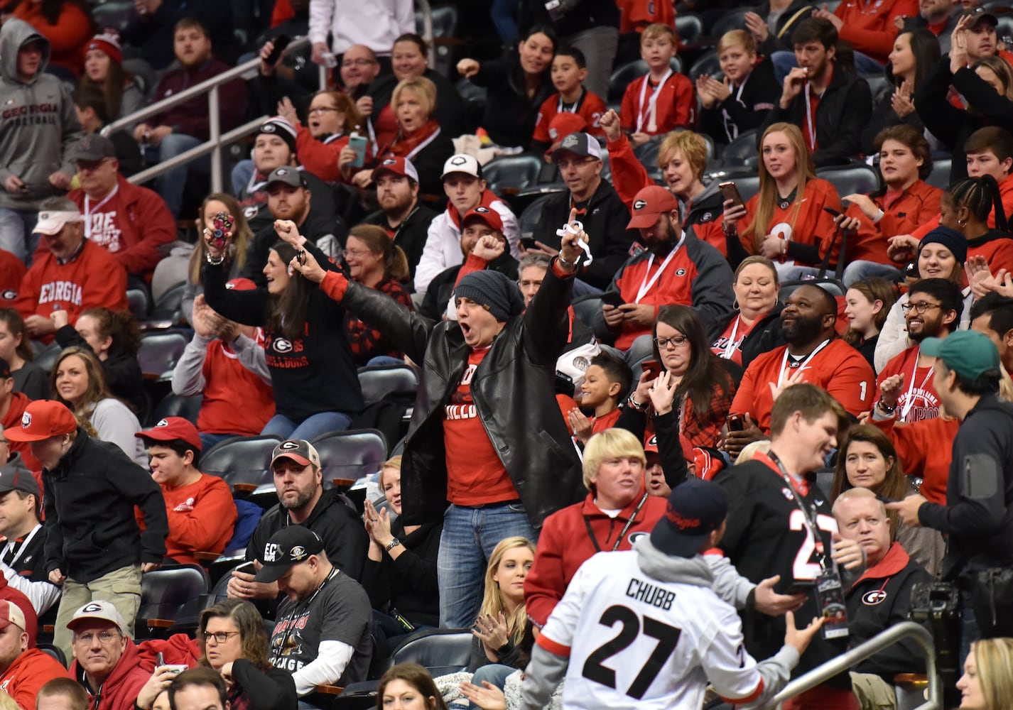 Photos: The scene as Georgia, Alabama prepare for national title game