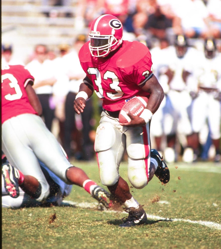 Photos: Hall of famer Terrell Davis at Georgia