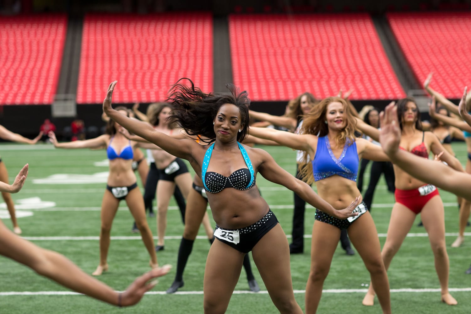 Atlanta Falcons cheerleader tryouts