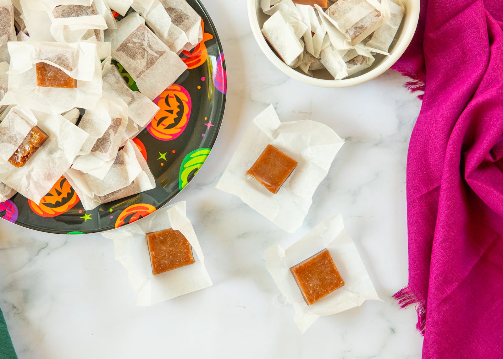 Author Kate Williams's recipe includes easy tricks for making these delicious salted caramel treats. (Aaliyah Man for The Atlanta Journal-Constitution)