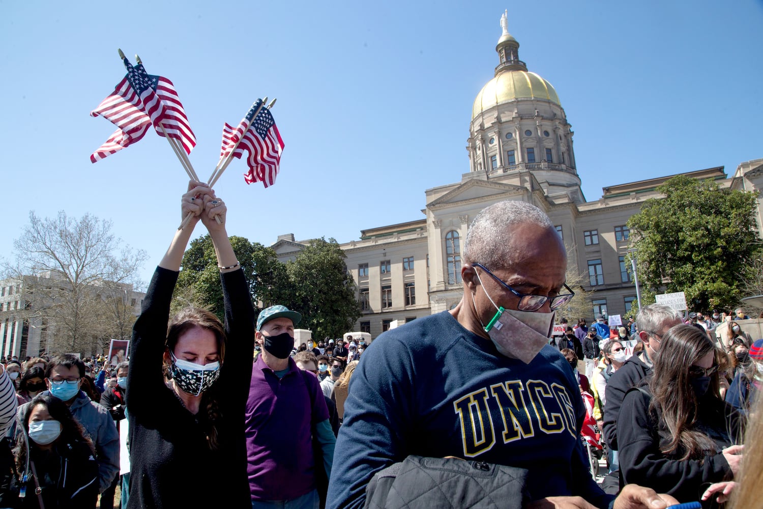 unity rally at the Liberty Plaza