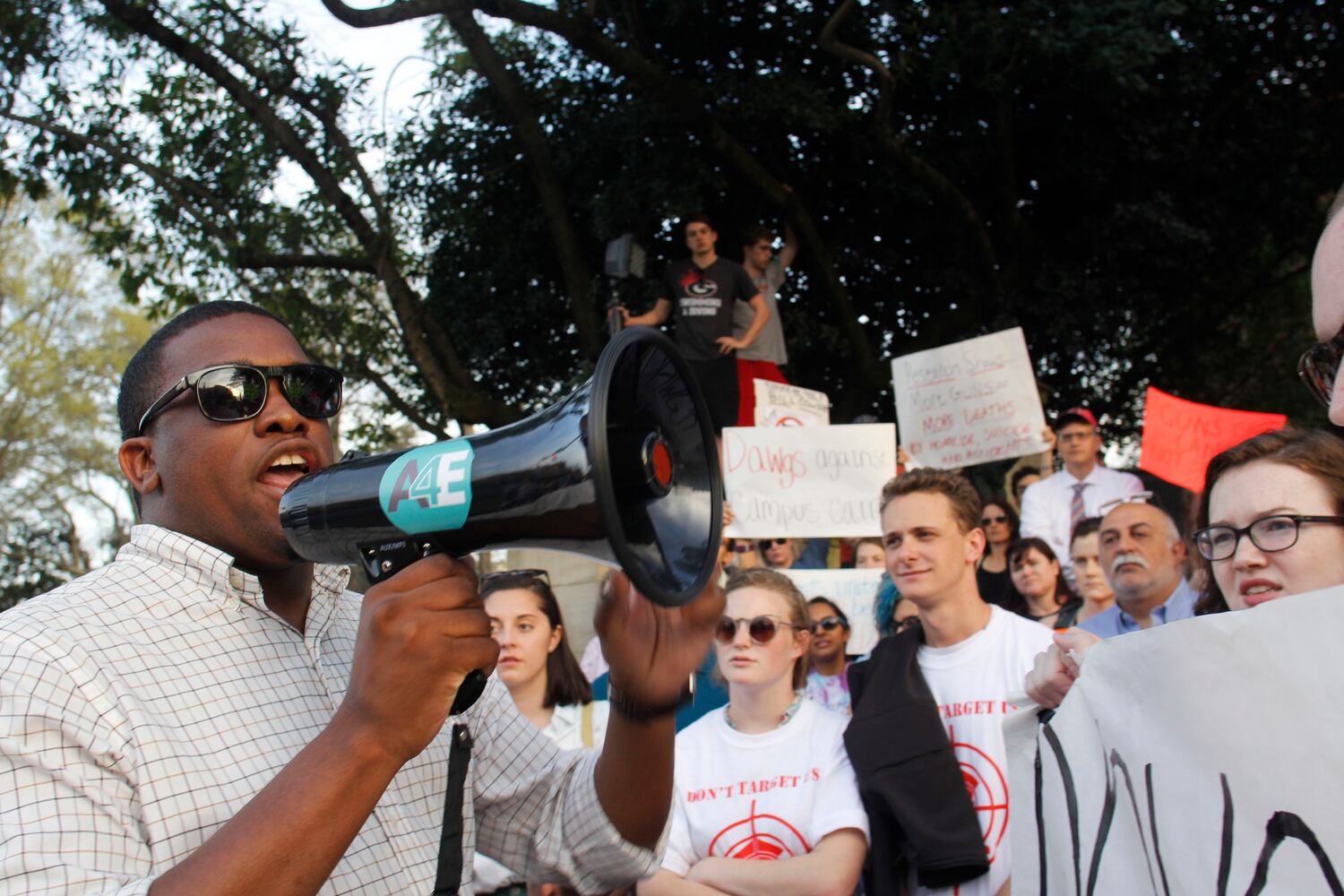 Campus Carry protest at UGA