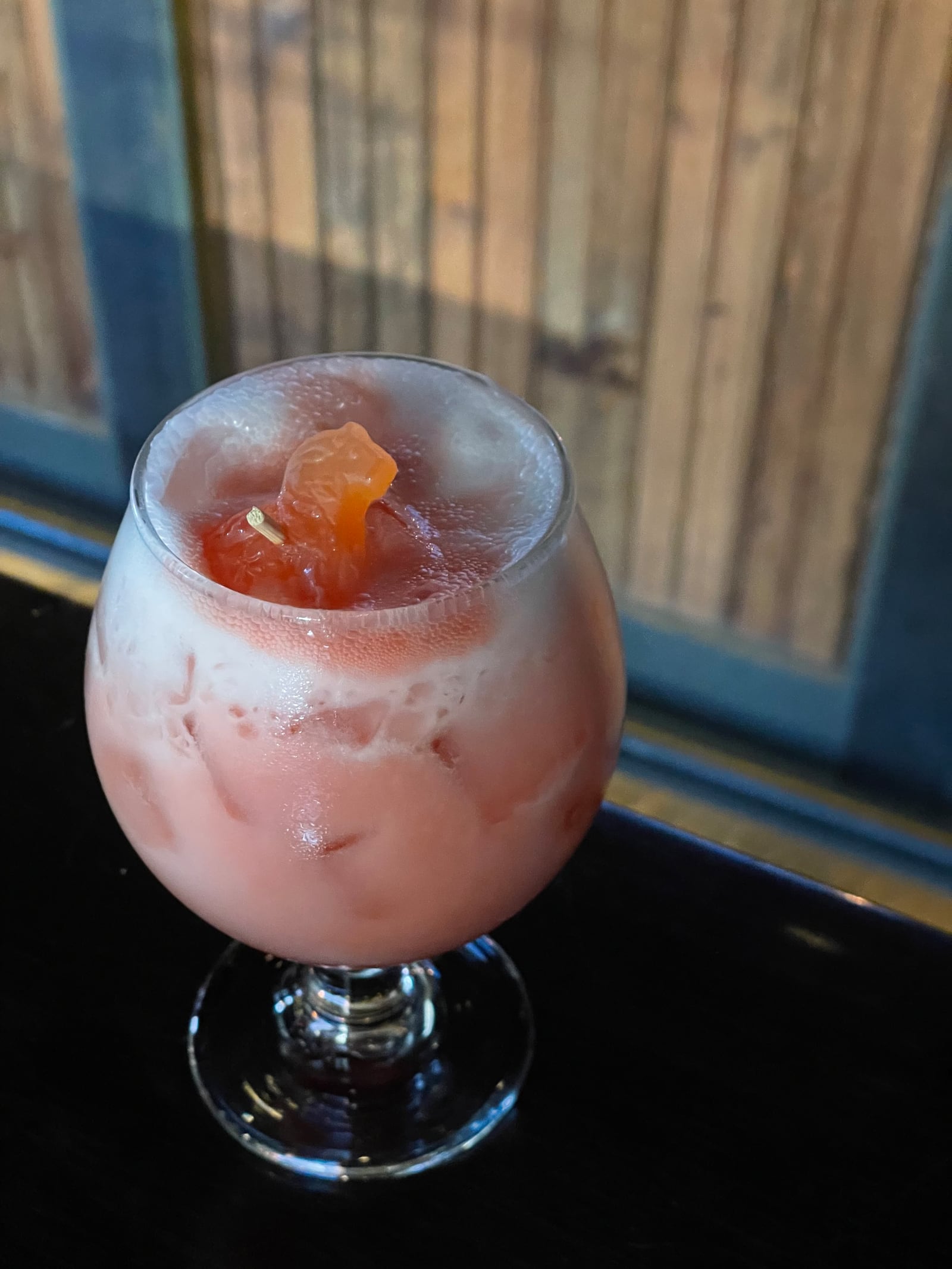 Marietta's The Third Door reimagines a pina colada as "Unicorn Blood," with Genepy and Select aperitvo as well as fruit juices and coconut cream.
(Courtesy of Travis Montgomery)