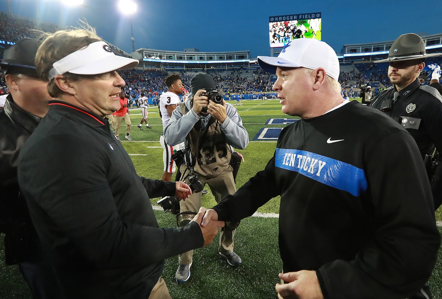 Photos: Bulldogs handle Kentucky, win SEC East title