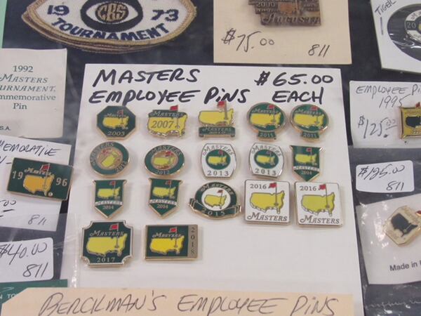 For $65, you can display your very own employee pin. Photo: Jennifer Brett