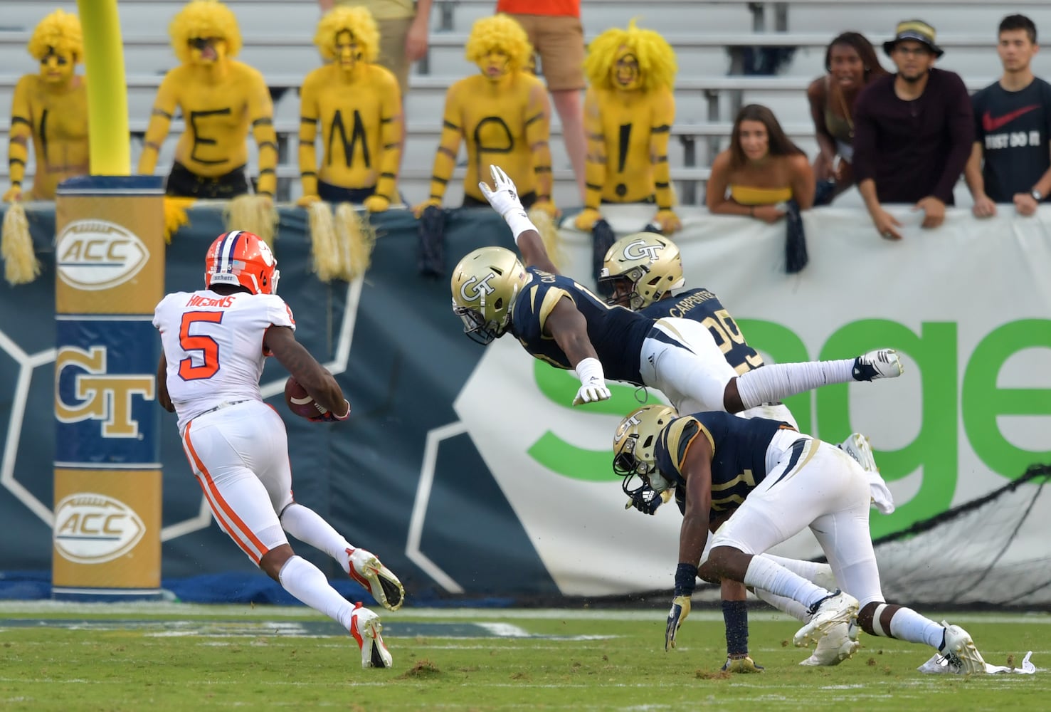 Photos: Georgia Tech loses to ACC powerhouse Clemson