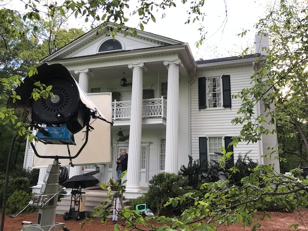  The Phelps Mansion in Oxford, GA was the site for an episode of "Lore"" starring Robert Patrick. This was shot on April 24, 2017. CREDIT: Rodney Ho/rho@ajc.com