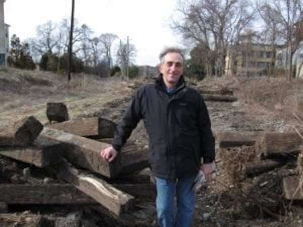 Fred Yalouris, the Beltline's director of design, was open to integrating art in its early days. He's shown in 2010 before much of the Beltline was developed.