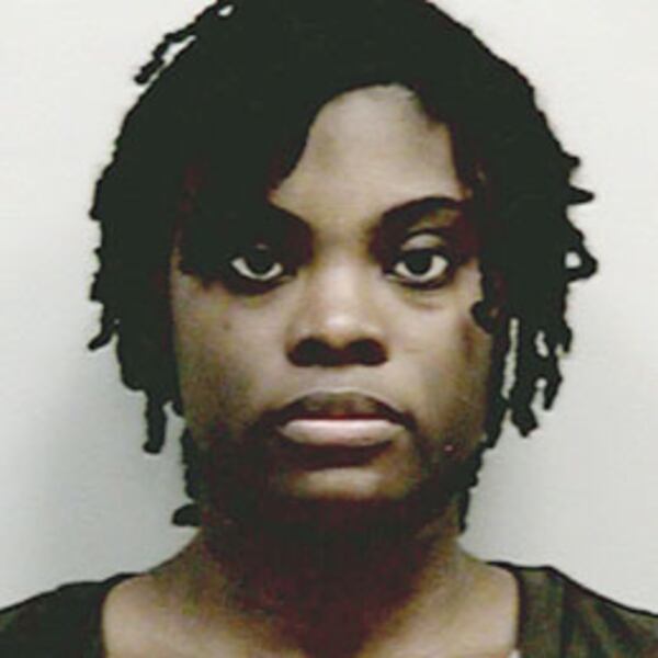 A prison mug shot of Tiffany Moss