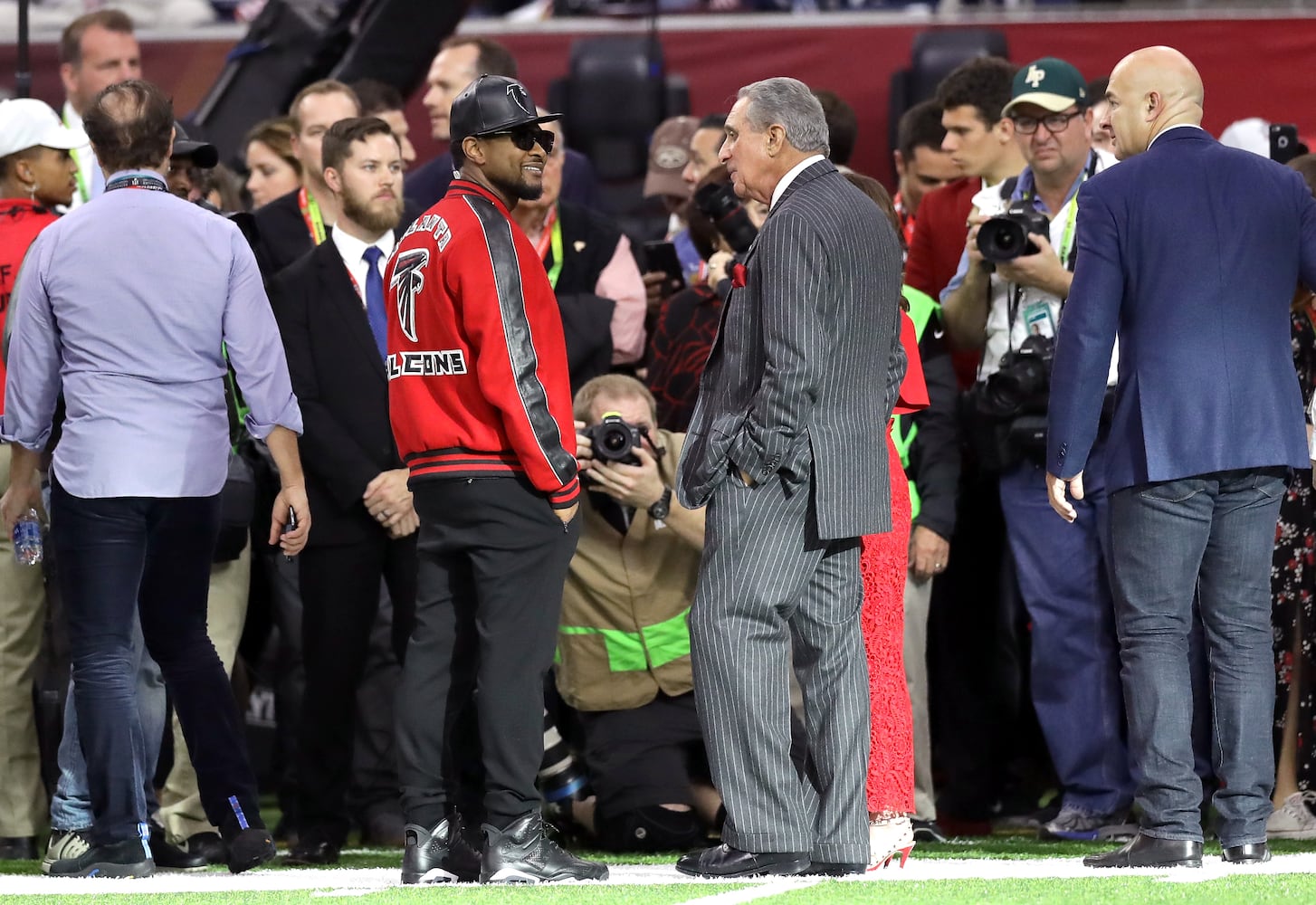 Photos: Arthur Blank and wife at Super Bowl