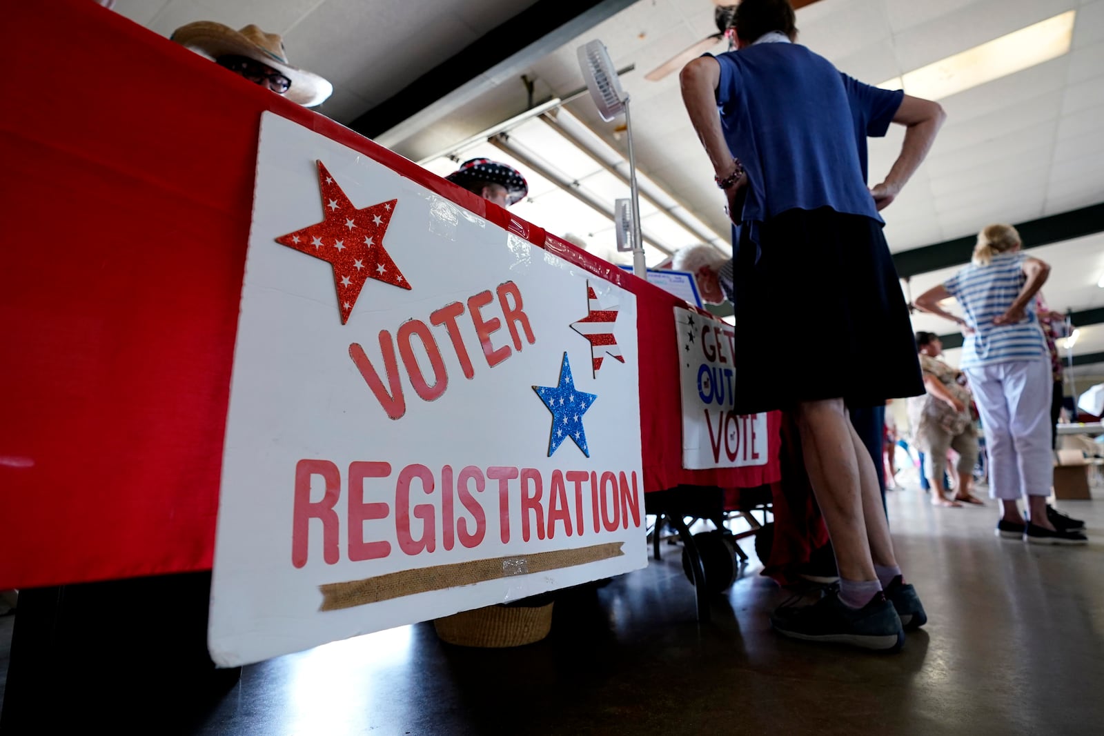 A federal judge will decide whether to extend the voter registration deadline in Georgia due to the impact of Hurricane Helene.