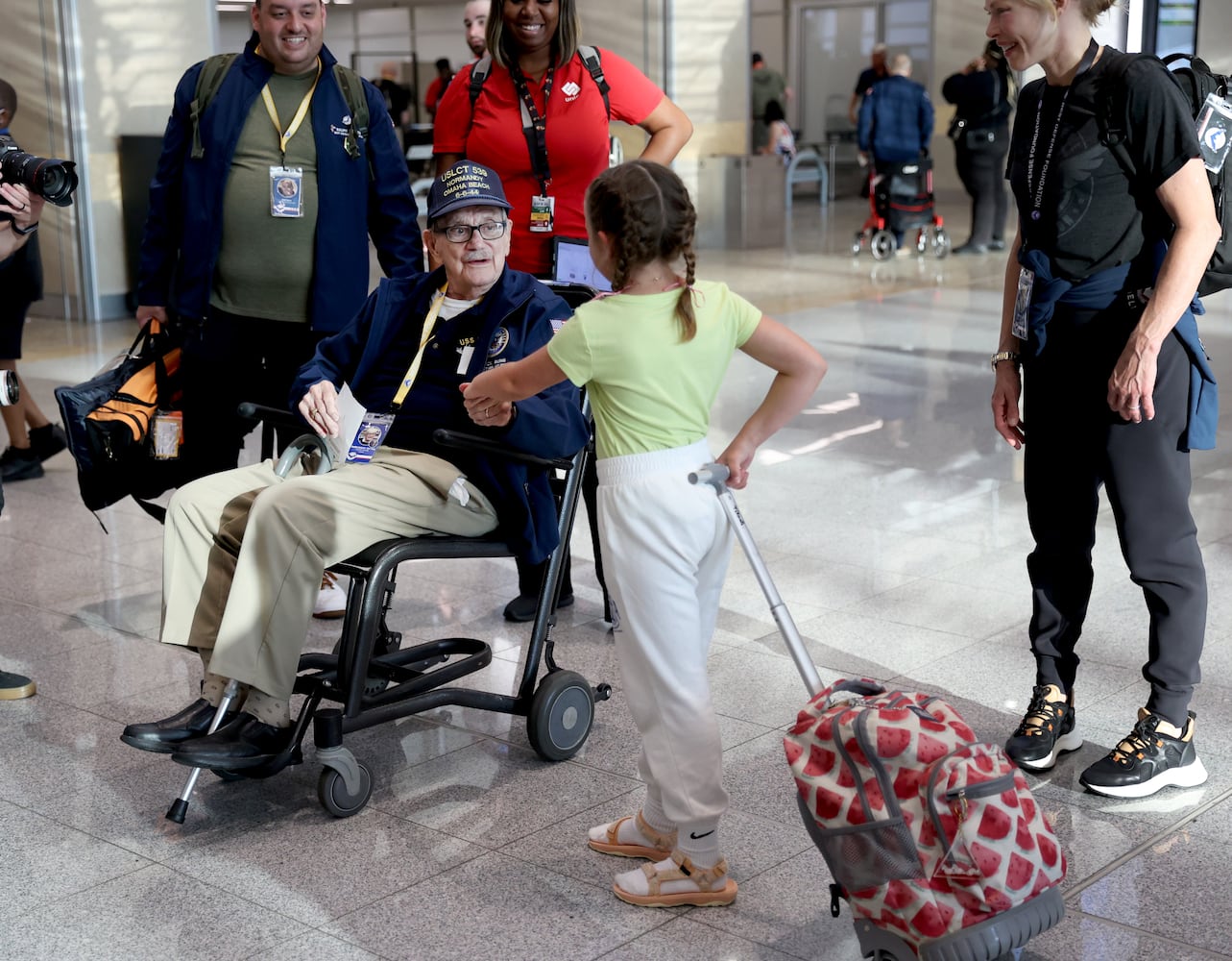 WWII Veterans Delta flight to Normandy