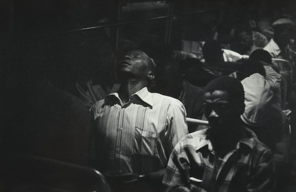 David Goldblatt, "4 a.m. on the Marabastad-Waterval Bus," 1980.