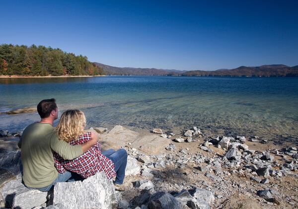 Devils Fork State Park and Lake Jocassee in Salem, S.C., make a perfect fall getaway. Courtesy of Perry Baker