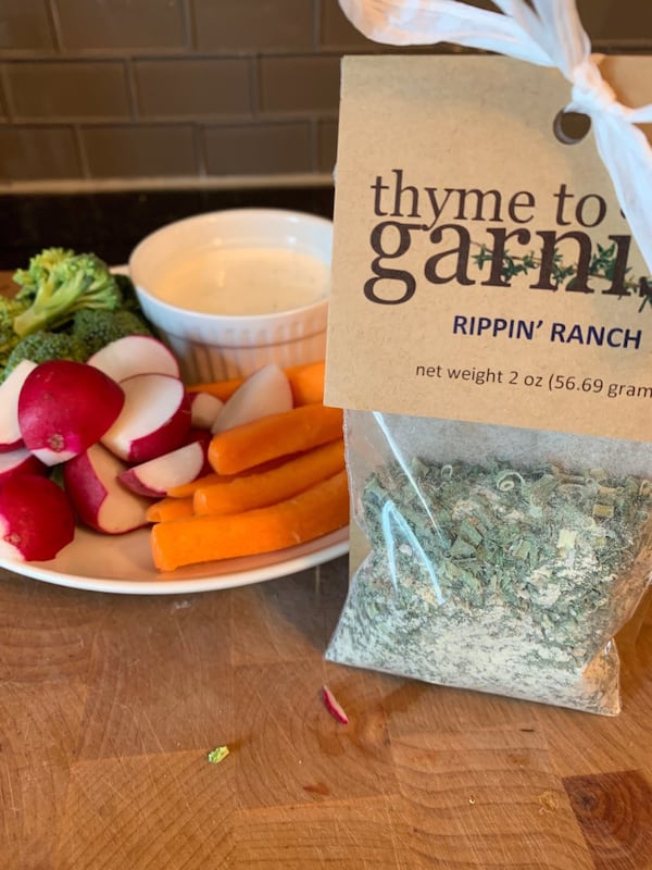 Rippin’ Ranch is the latest addition to the line of Thyme to Garnish seasoning mixes. CONTRIBUTED BY THYME TO GARNISH