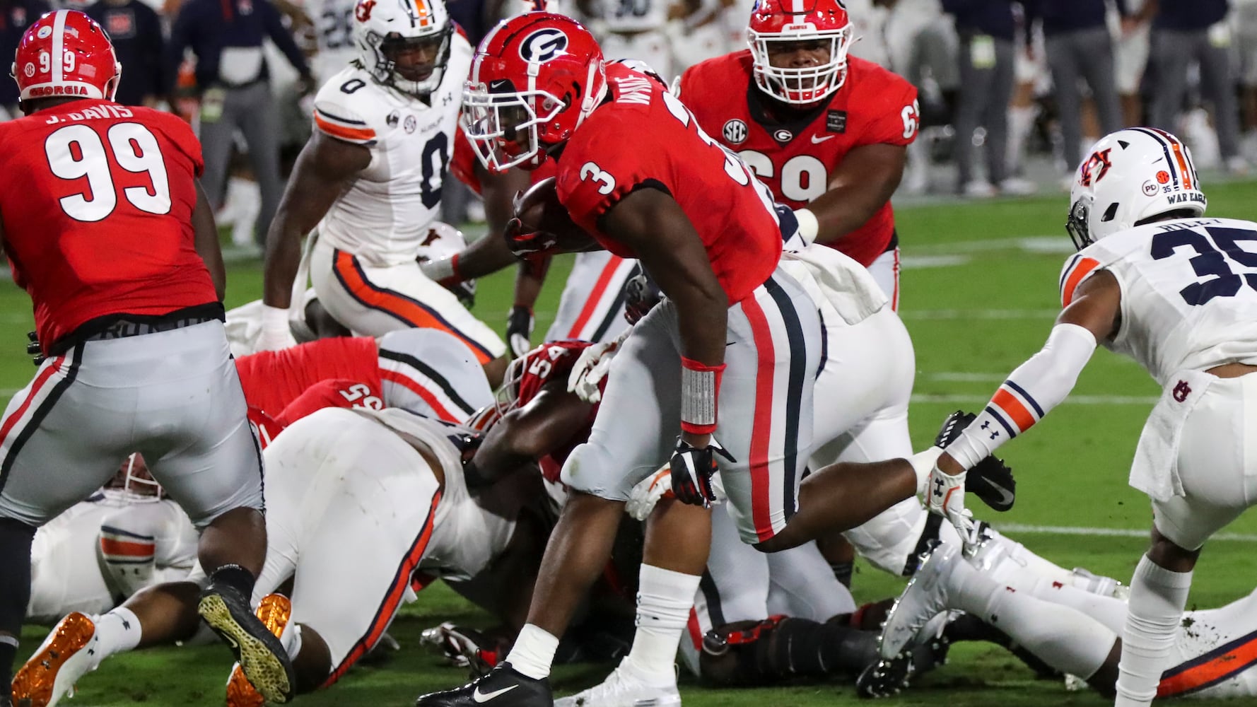 Georgia vs. Auburn - Oct. 3, 2020