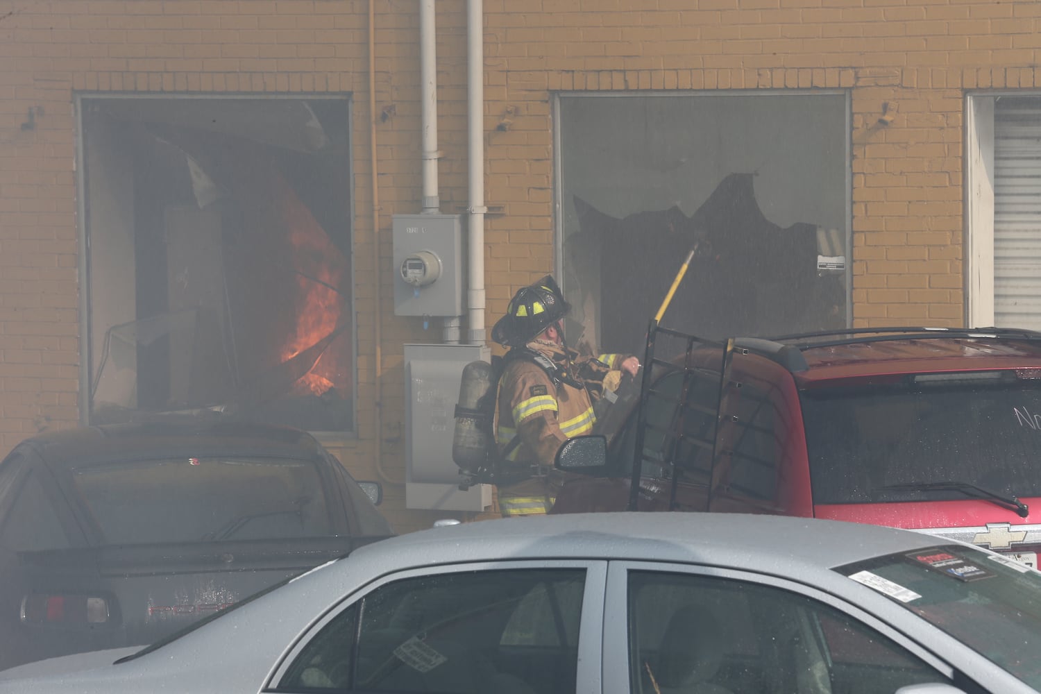 Fire at DeKalb County business