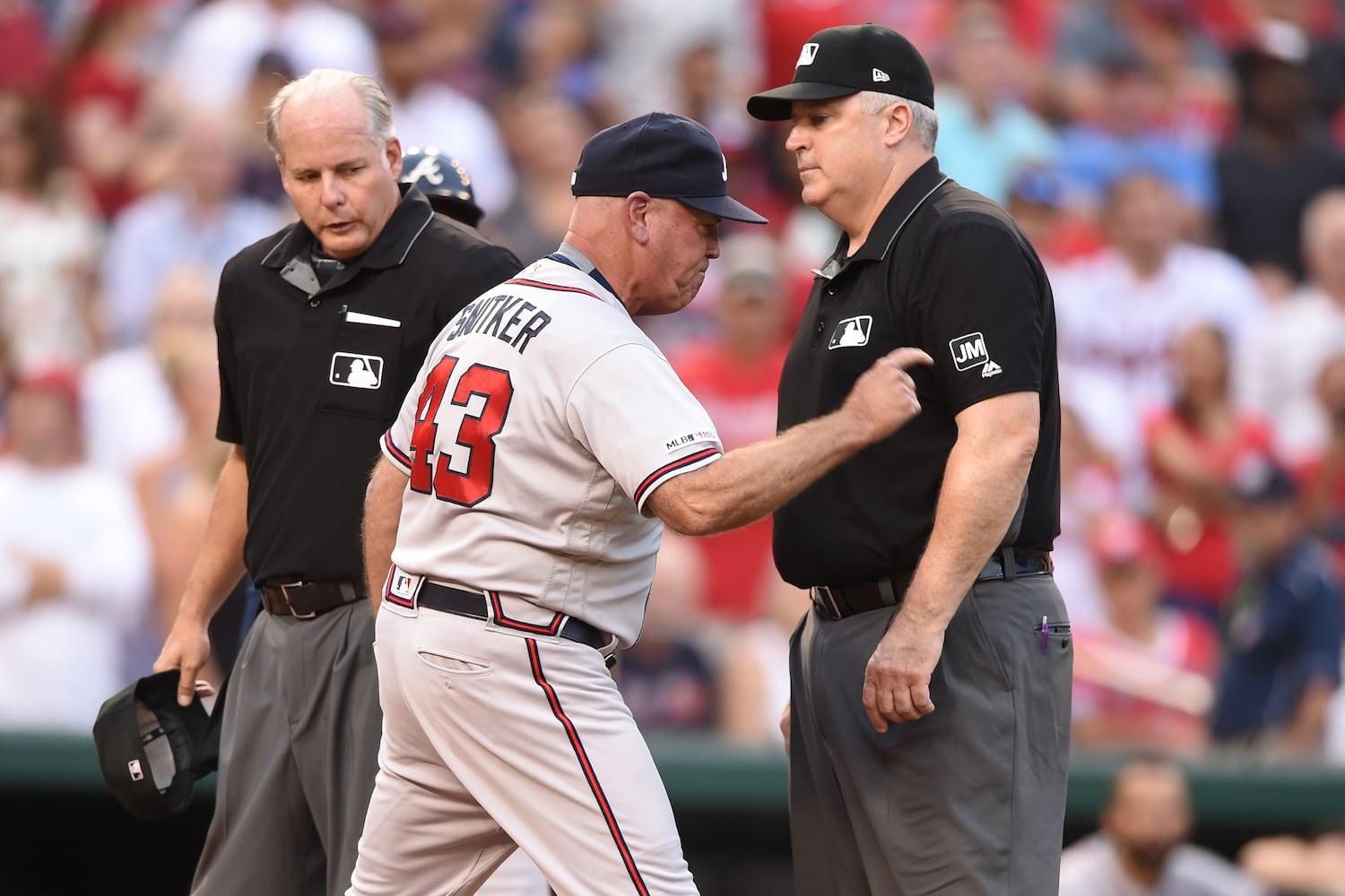 Photos: Culberson injured in Braves’ win over Nationals