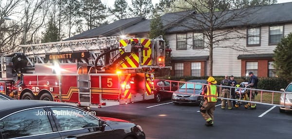 Firefighters responded to the Park on Sweetwater apartments.