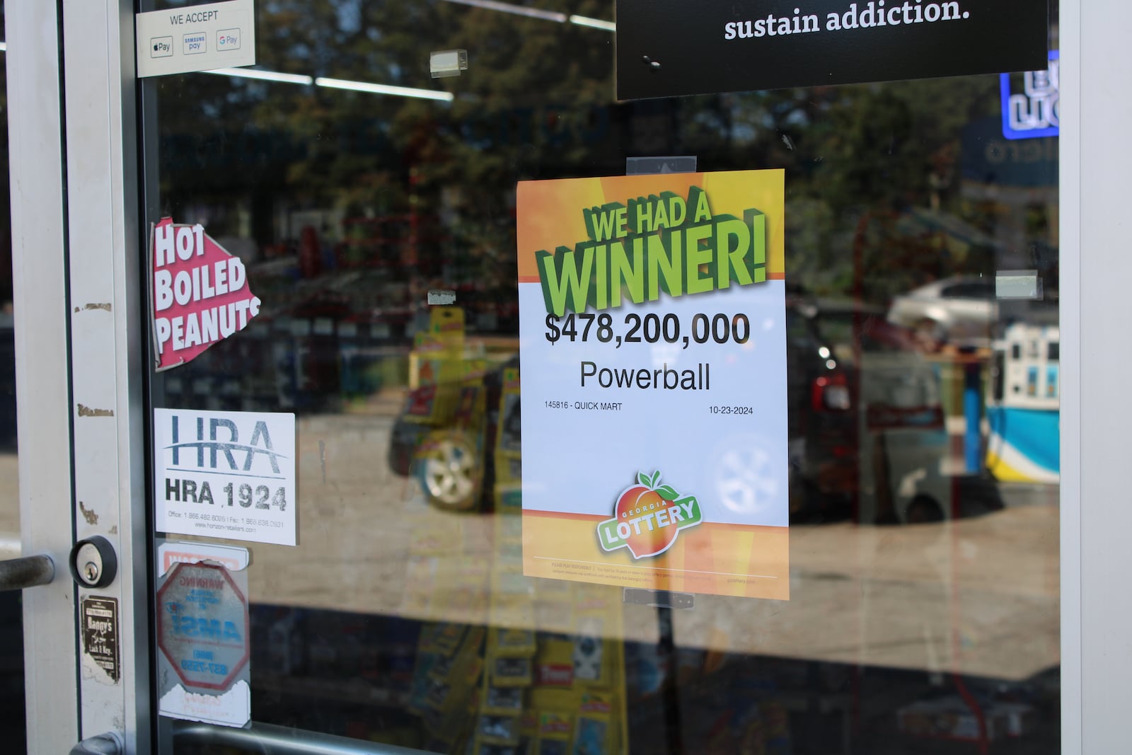 Someone bought the winning Powerball ticket at this Valero gas station in Buford.